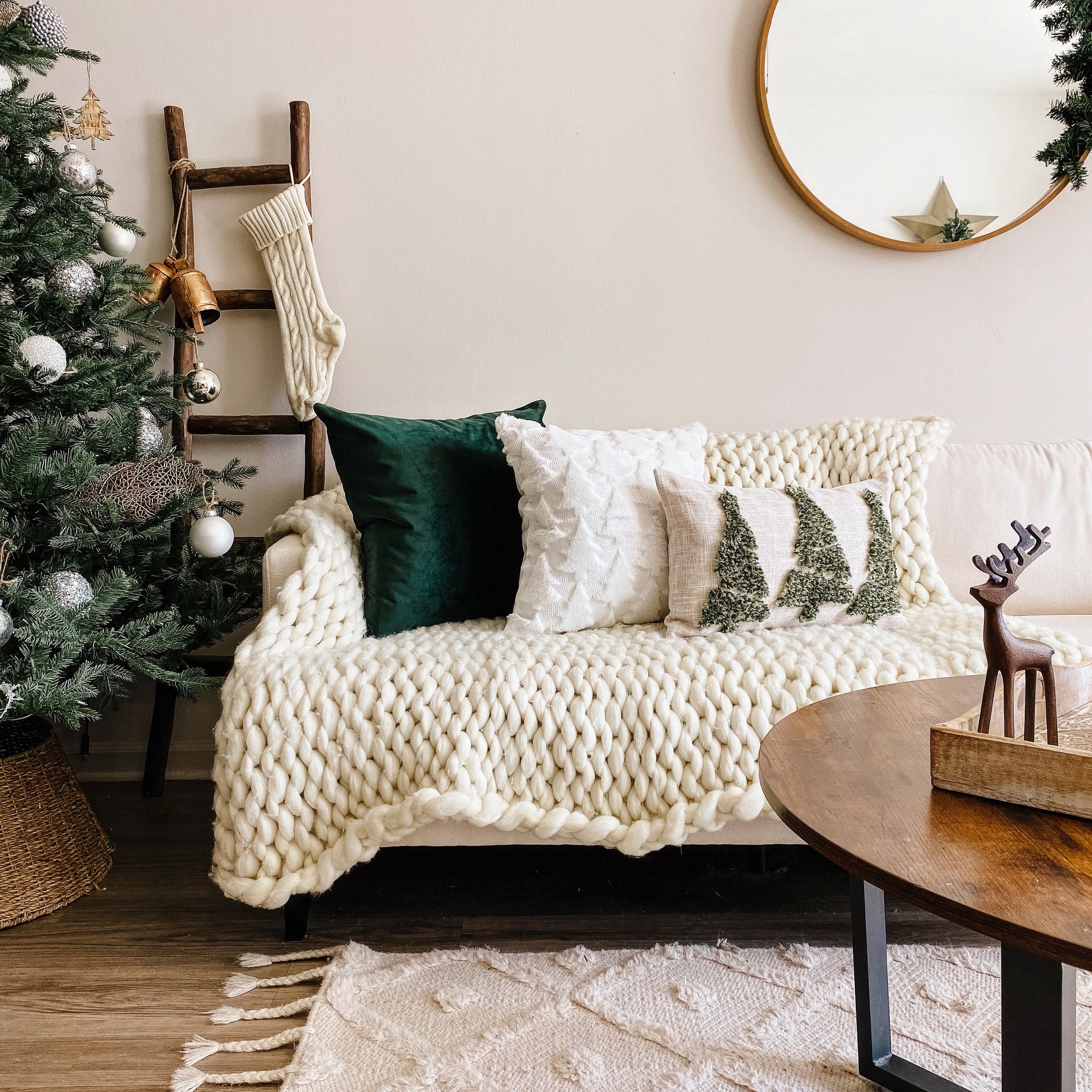 Noel Lumbar Pillow Cover