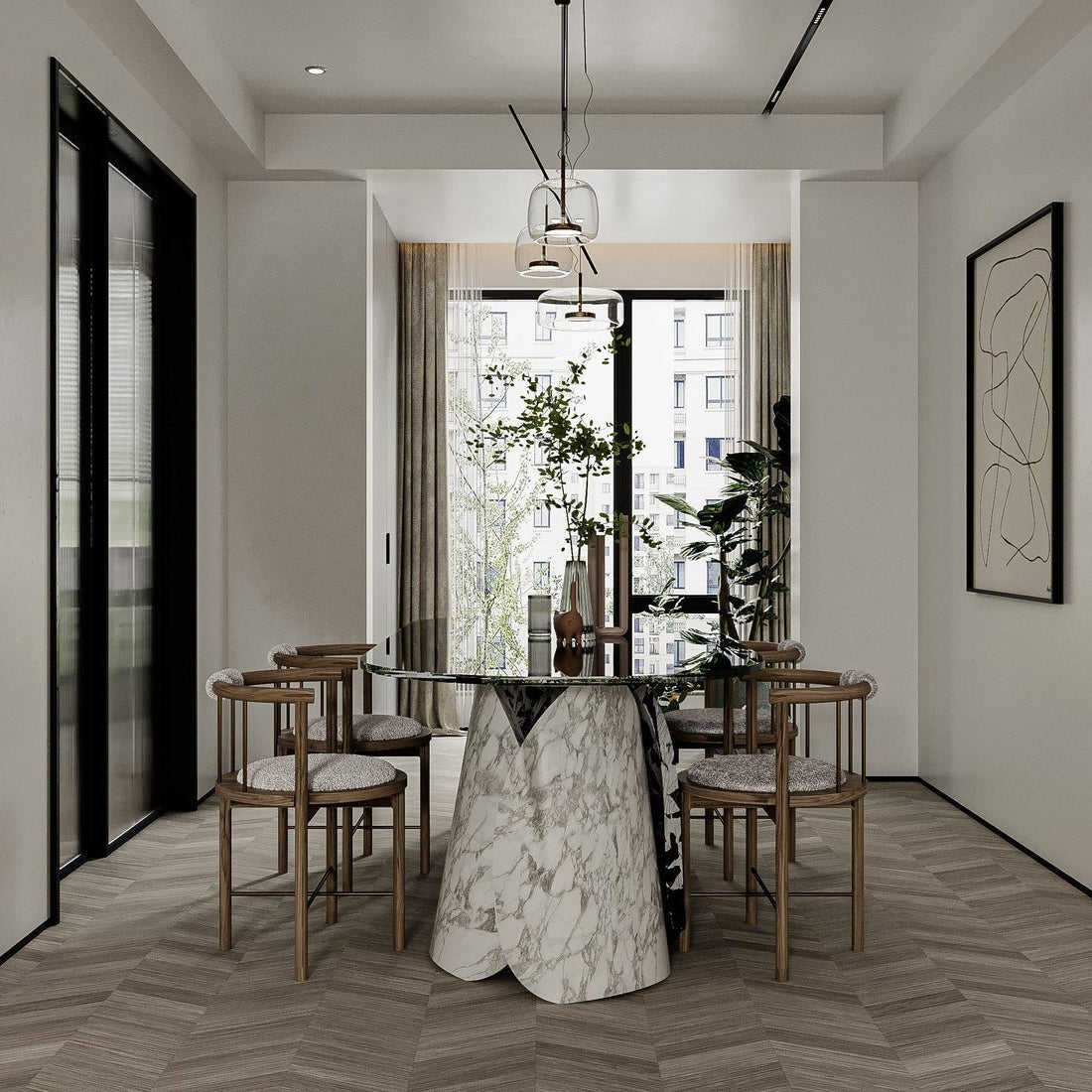 Lotus Round Dining Table