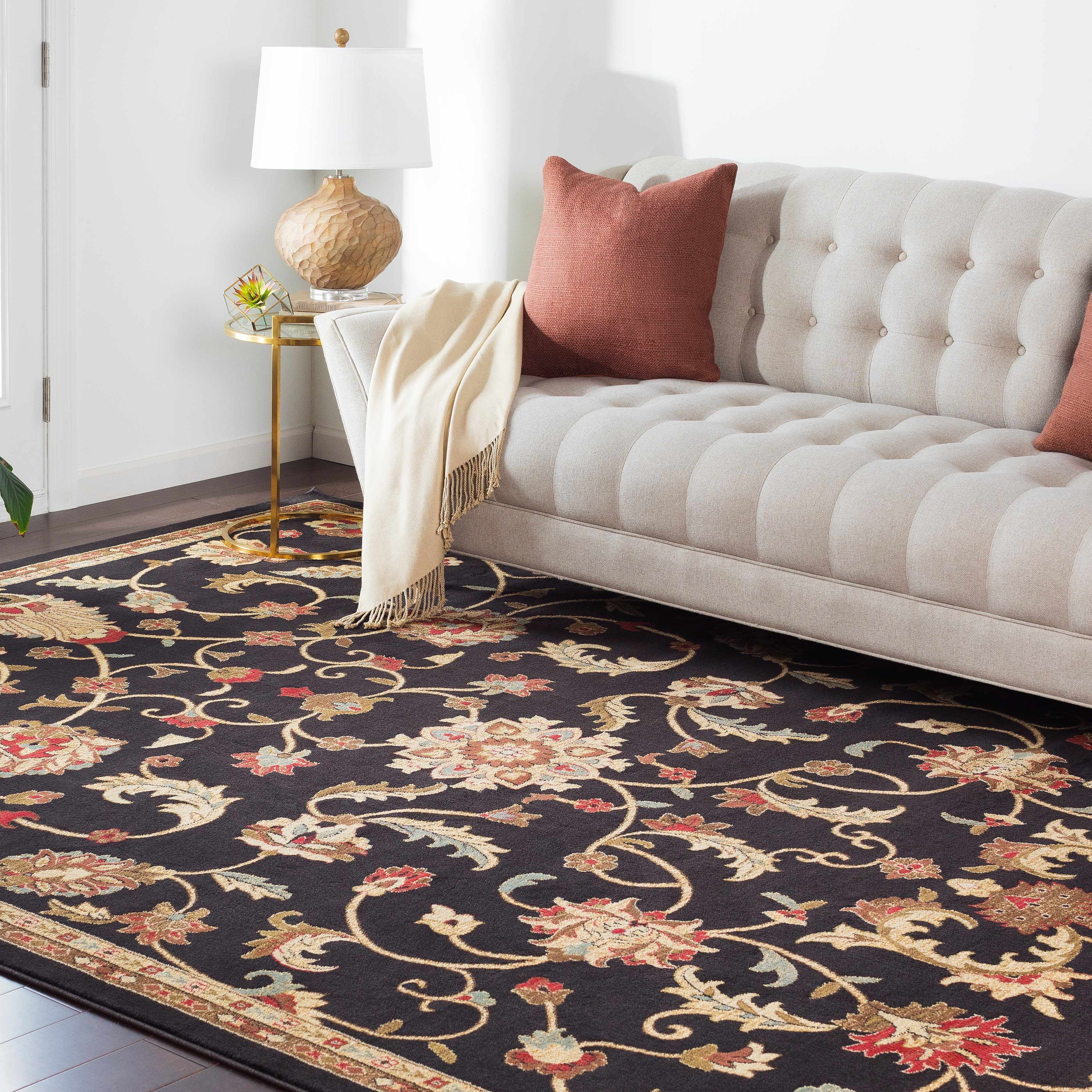 Salona Luxe Black Rug