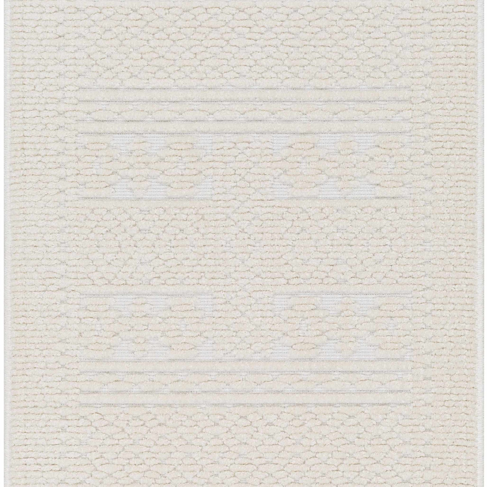 Bahar Cream Washable Area Rug