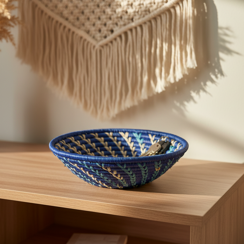Small Woven Raffia African Baskets {Multiple Colors}