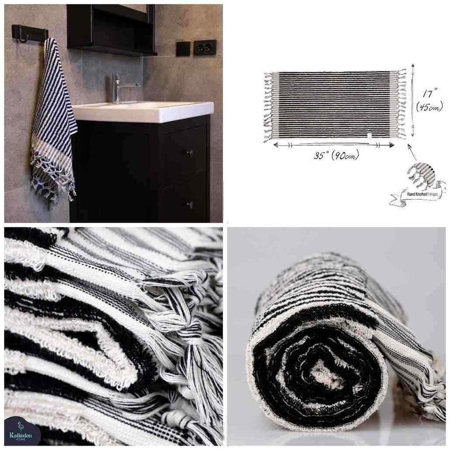 Striped Hand Towel