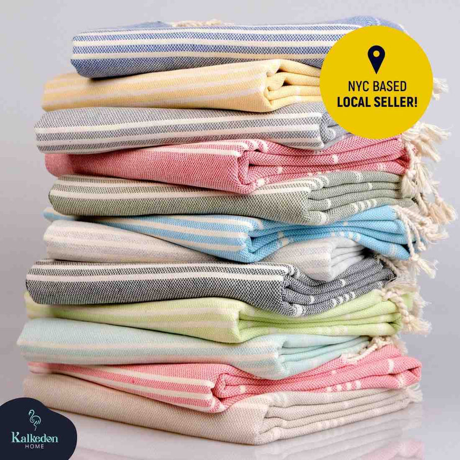 Sultan Turkish Hammam Towel Luxury Peshtemal Spa Quality - LuxoraCraft