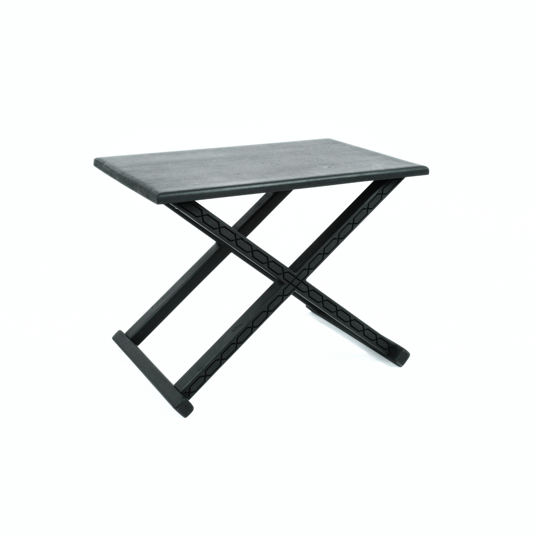 Handcrafted Black X Stool and Coffee Table – Dual 2-in-1 Functional Design