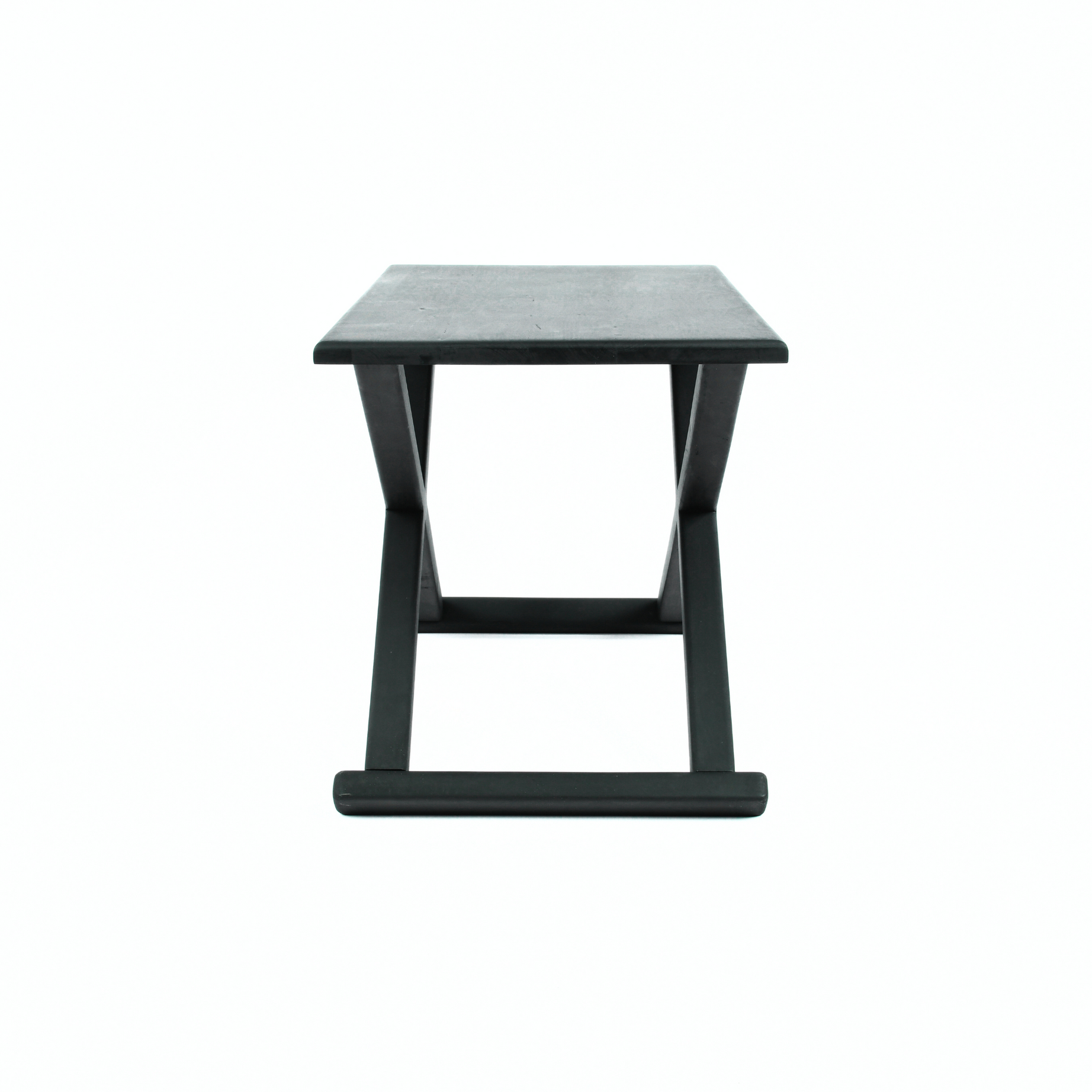 Handcrafted Black X Stool and Coffee Table – Dual 2-in-1 Functional Design