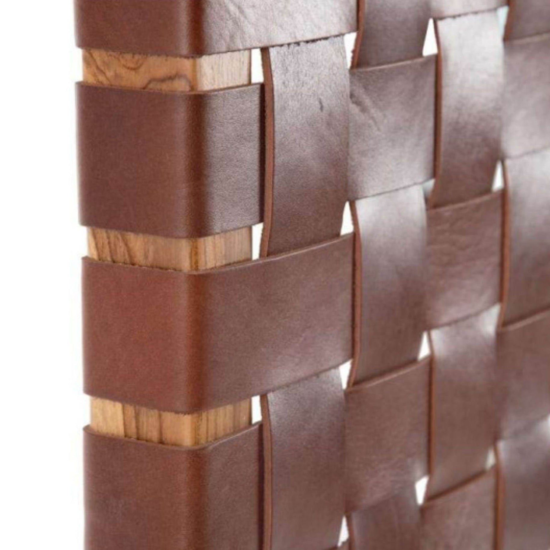 Rustic Leather Headboard Bohemian Bedroom Centerpiece - LuxoraCraft